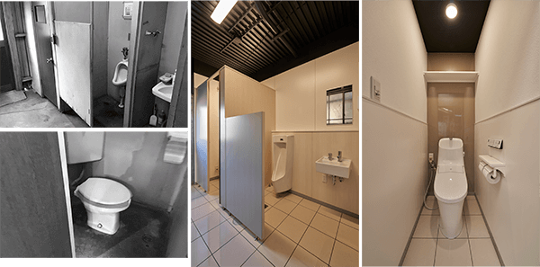 古さを一新した快適トイレ空間｜S社